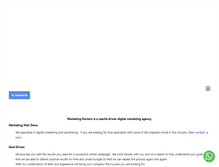 Tablet Screenshot of marketingdrs.com